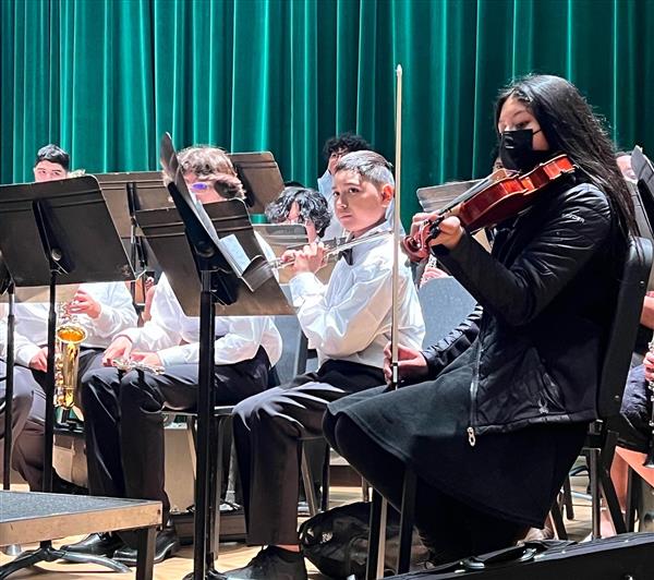 Flutes and violin